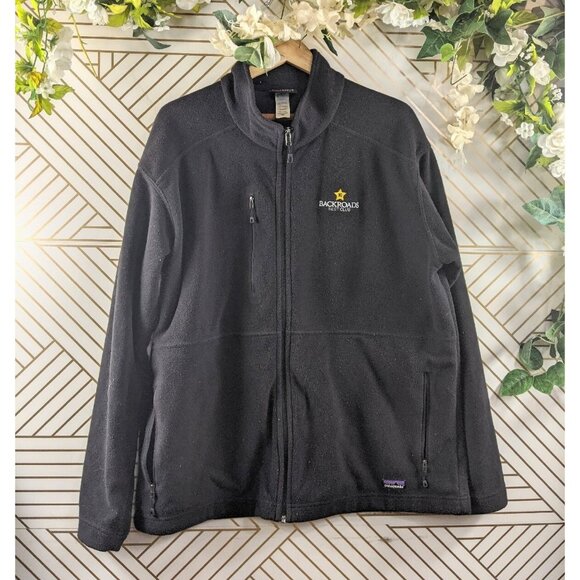 Patagonia Other - Patagonia Men's Synchilla Fleece Zip Up Jacket Black LOGO Size XL